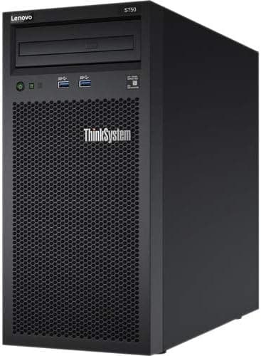Lenovo ThinkSystem ST50 V2 Tower Server – Xeon E-2324G, 16GB ECC DDR4, 2×960GB Micron 5400 PRO SSD, 500W | 7D8JA043EA  (Upgradeable)