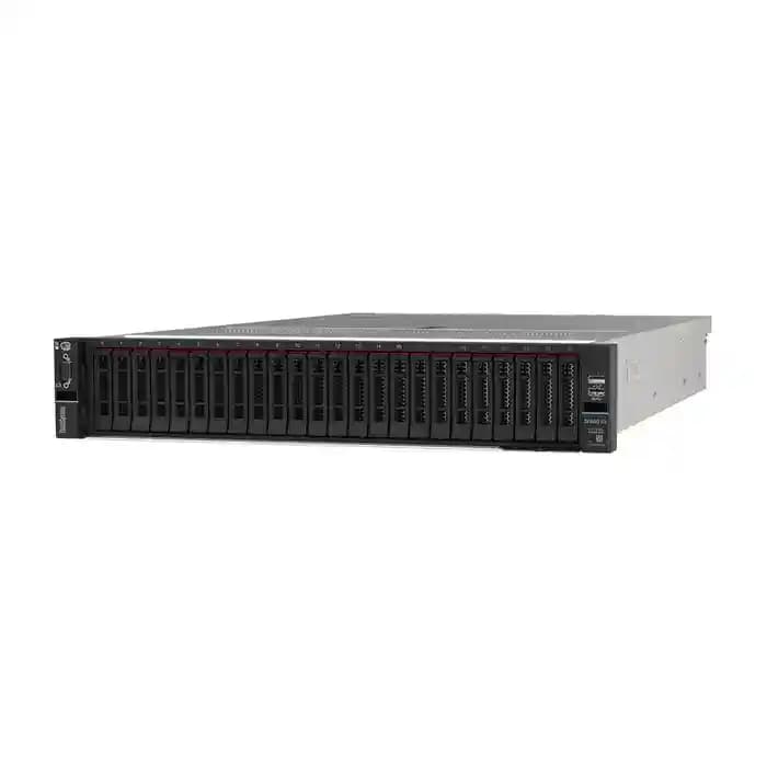 Lenovo ThinkSystem SR650 V3 2U Rack Server – Xeon Silver 4510, 64GB DDR5, RAID 940-8i 4GB, 8×2.5" Bays, 1100W | 7D76A05JEA