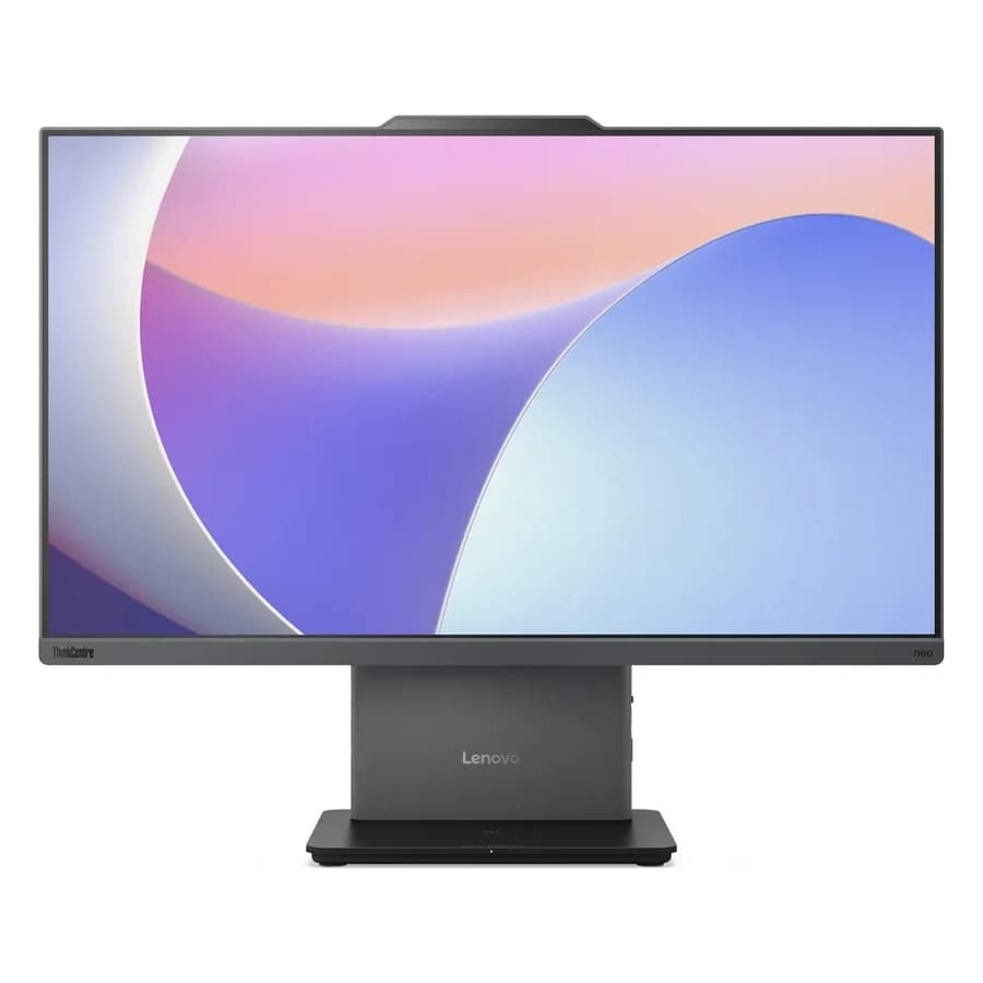 Lenovo ThinkCentre Neo 50a 24 Gen 5 All-in-One PC – Intel Core 5 210H, 8GB DDR5, 512GB SSD, Intel Graphics, 23.8" FHD IPS 10-Point Multi-Touch, DOS, English-Arabic Wireless K/B & Mouse, Luna Grey | 12SC007BGR