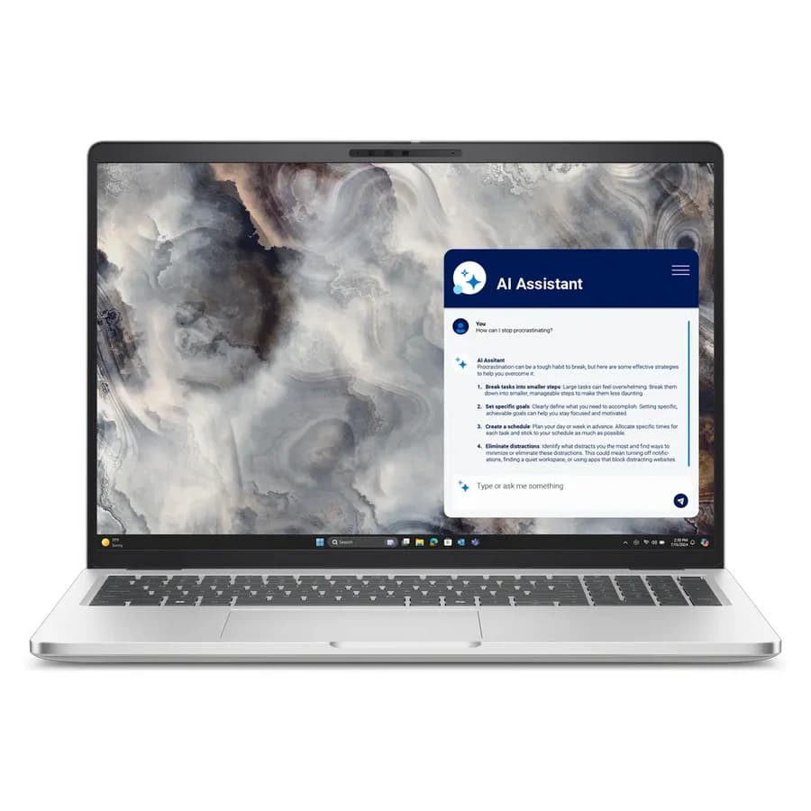 Dell Pro 16 PC16250 Laptop – Intel Core Ultra 7 255U, 16GB DDR5, 512GB SSD, Intel Graphics, 16" FHD+ IPS, Ubuntu, Backlit Arabic K/B, 1-Year Warranty | BTO107_PC16250_EMEA_UBU