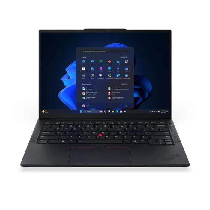 Lenovo ThinkPad E14 Gen 8 Laptop – Intel Core Ultra 7 355, 16GB DDR5, 512GB SSD, Intel Integrated Graphics, 14" WUXGA IPS, DOS, Backlit English-Arabic K/B, Black + Topload Case | 21Y6002NGR